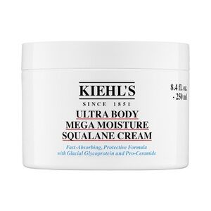 Kiehl's Ultra Body Mega Moisture Squalane Cream Large 8.4 Oz NEW/SEALED JAR!